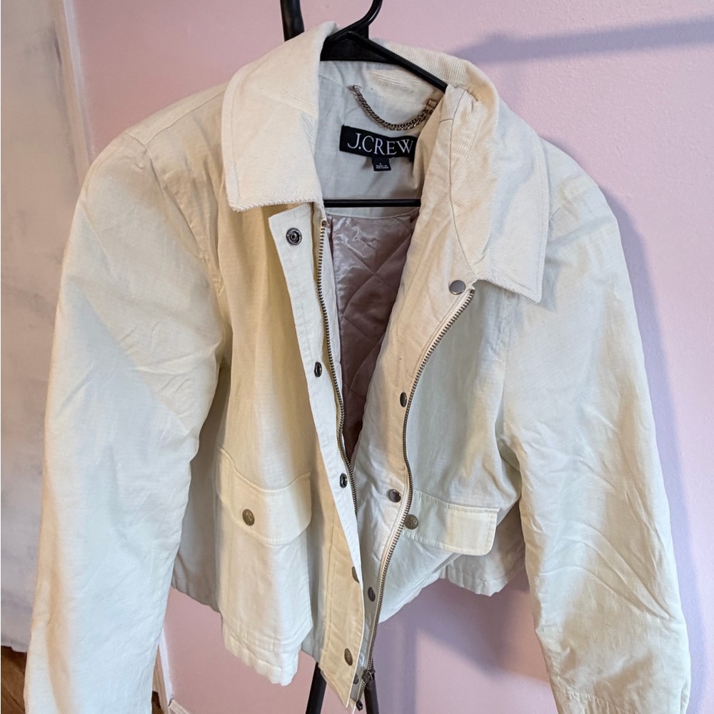 J. Crew Cream Jacket - image 8
